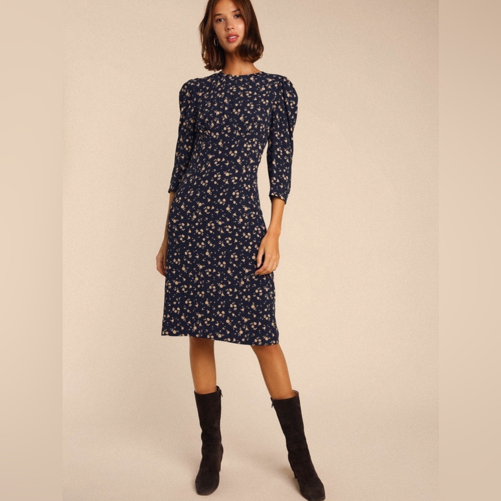 Rouje floral midi dress